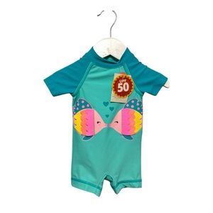 ⭐️ 5/$30 George Kids Swim Rashguard size 0-3 Months